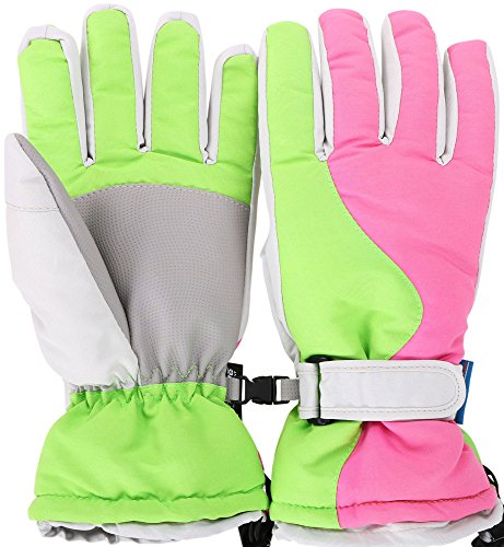 Simplicity Women's Waterproof Outdoors Ski Gloves 